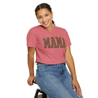 Mama, Faux Knit - Comfort Colors | Trendy Women's T-Shirt. Direct to Garment. Printed & Shipped in the USA. Unisex Sizes.