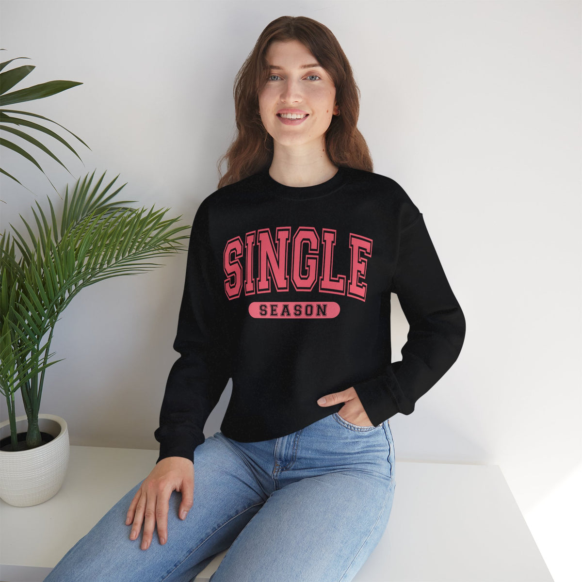 Single Season - Varsity – Gildan Heavy Blend | Trendy Women’s Soft Sweatshirt. Direct to Garment. Printed & Shipped in the USA. Unisex Sizes.