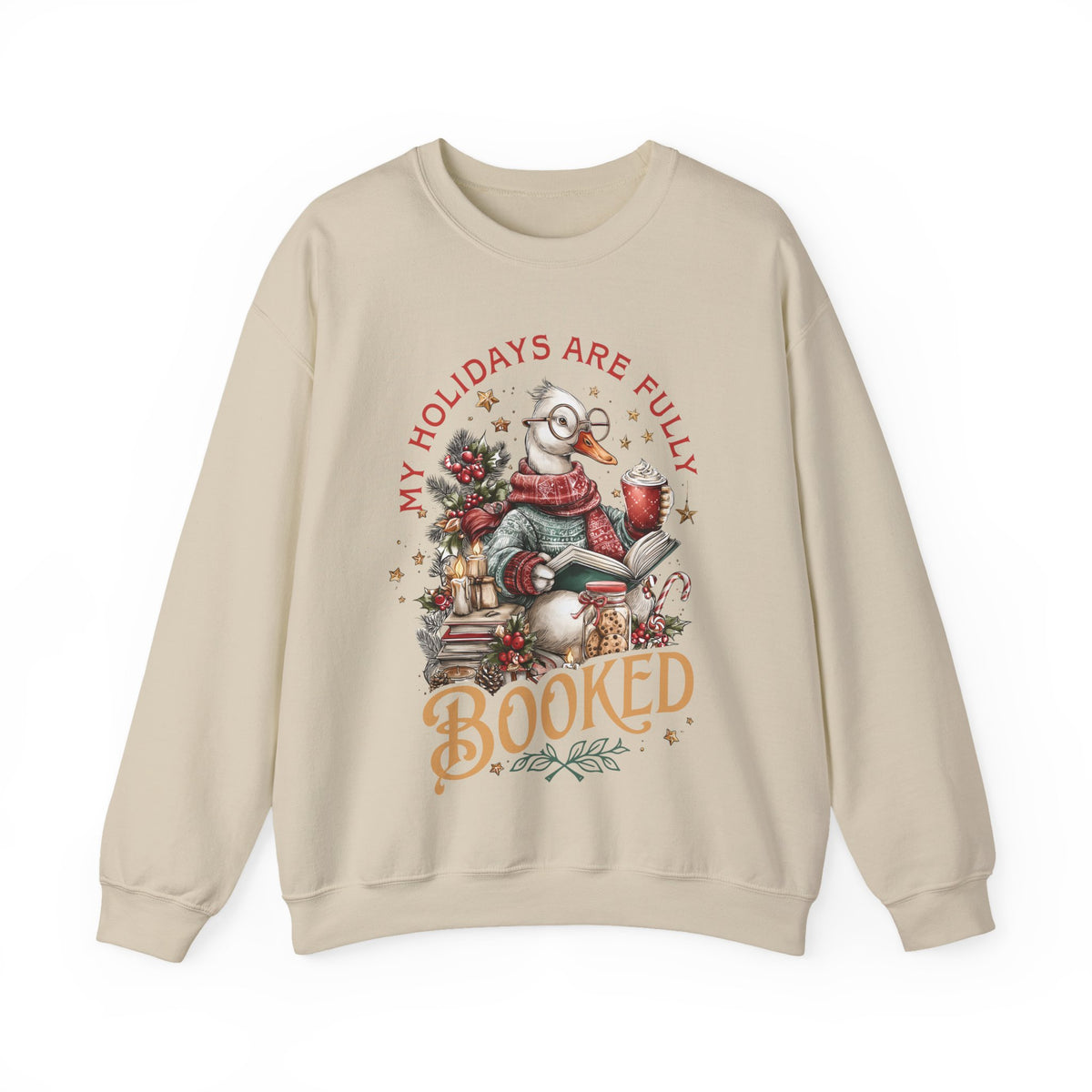 My Holidays are Fully Booked – Gildan Heavy Blend | Trendy Women’s Soft Sweatshirt. Direct to Garment. Printed & Shipped in the USA. Unisex Sizes.