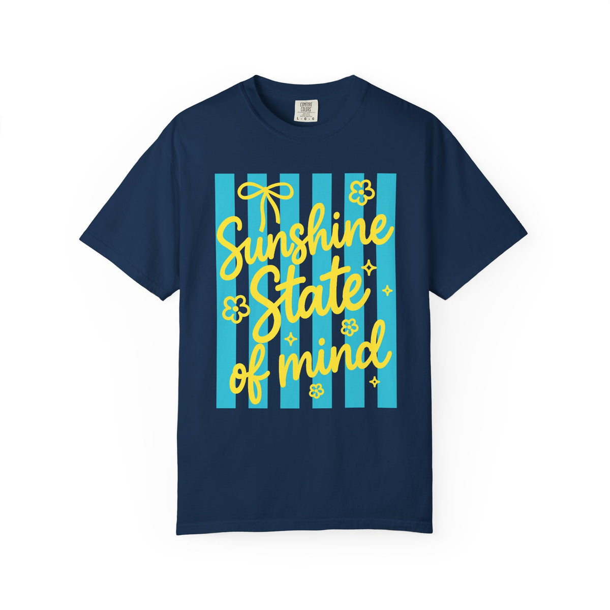 Sunshine State of Mind - Comfort Colors | Trendy Women's T-Shirt. Direct to Garment. Printed & Shipped in the USA. Unisex Sizes.