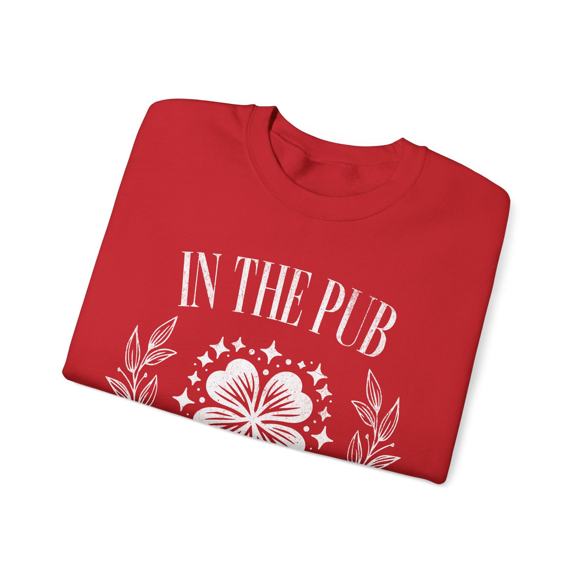 In the Pub We All Fam, Vintage – Gildan Heavy Blend | Trendy Women’s and Men's Soft Sweatshirt. Direct to Garment. Printed & Shipped in the USA. Unisex Sizes.