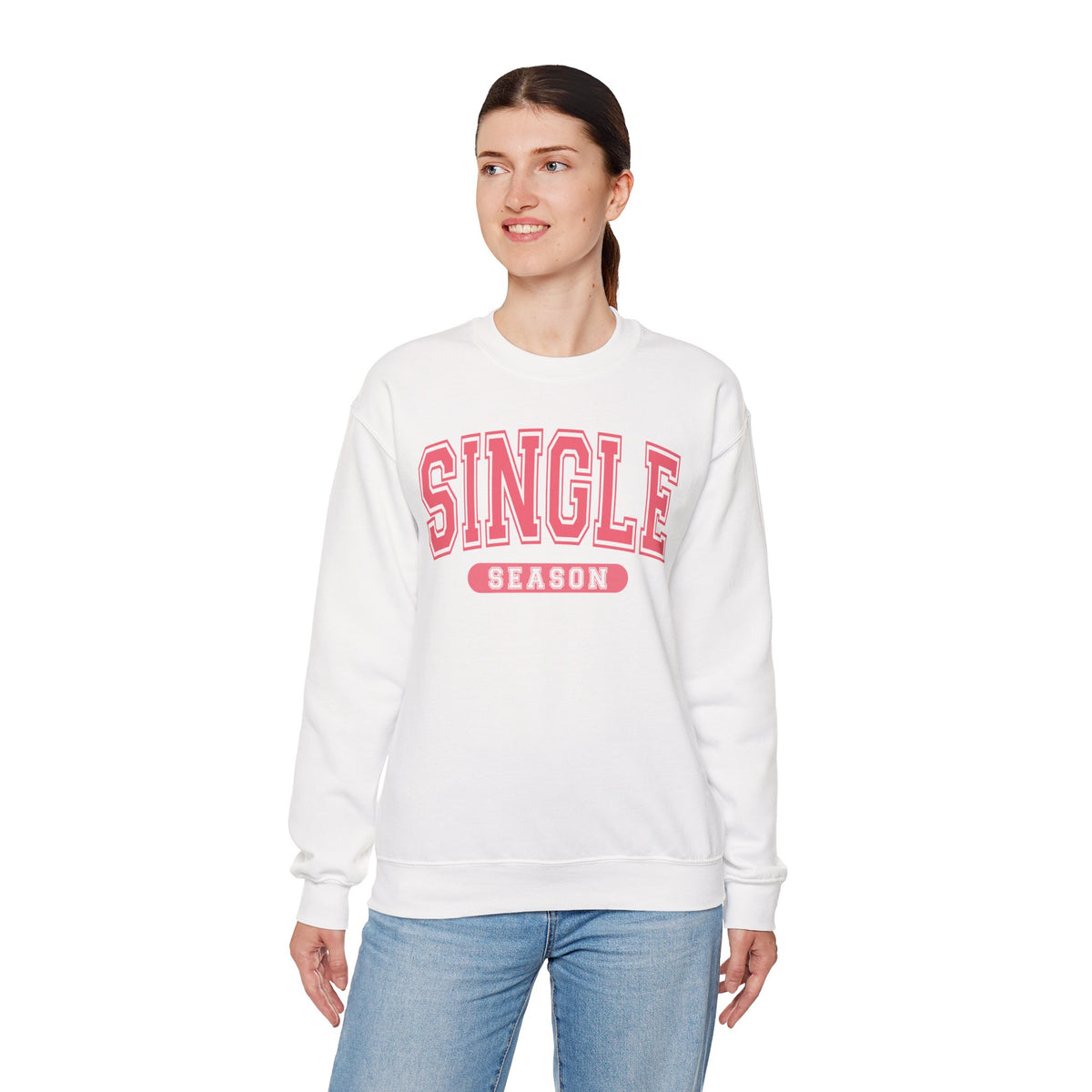 Single Season - Varsity – Gildan Heavy Blend | Trendy Women’s Soft Sweatshirt. Direct to Garment. Printed & Shipped in the USA. Unisex Sizes.