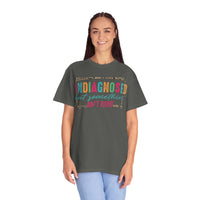 Undiagnosed But Somethin' Ain't Right Funny Mental Health - Comfort Colors | Trendy Women's T-Shirt. Direct to Garment. Printed & Shipped in the USA. Unisex Sizes.