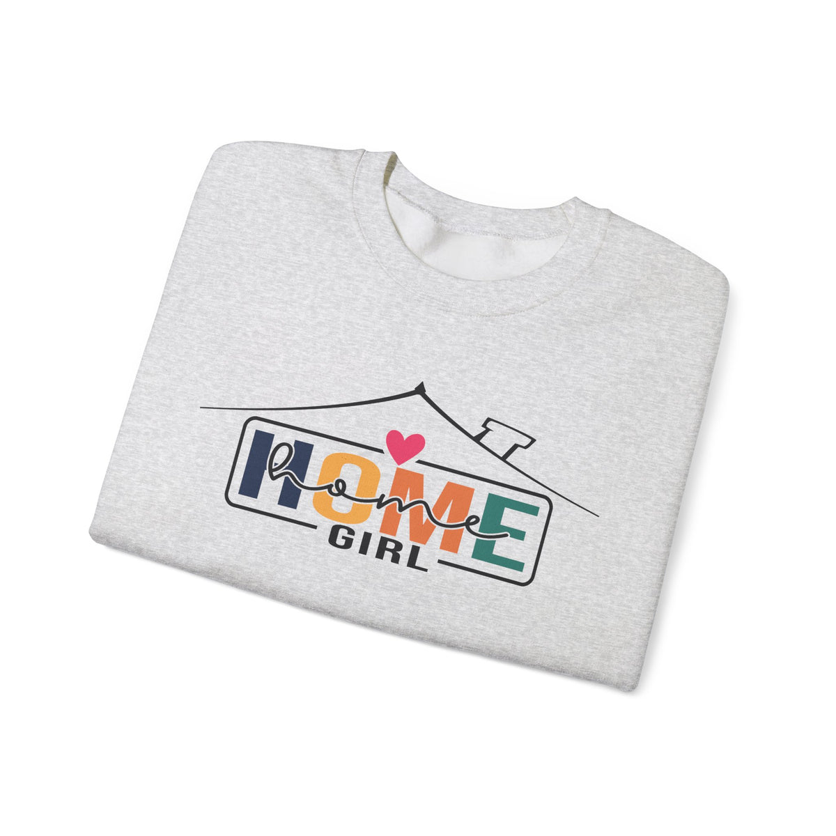 Home Girl - Real Estate Life – Gildan Heavy Blend | Trendy Women’s Soft Sweatshirt. Direct to Garment. Printed & Shipped in the USA. Unisex Sizes.