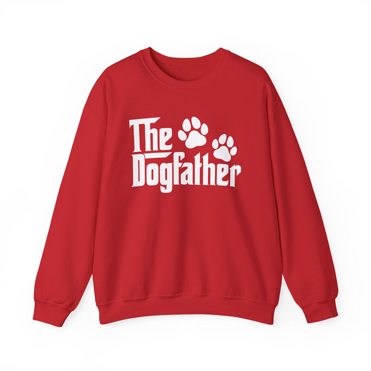 The DogFather – Gildan Heavy Blend | Trendy Men's Soft Sweatshirt. Direct to Garment. Printed & Shipped in the USA. Unisex Sizes.