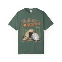 Rolling Stones "Since AD 33" Easter Empty Tomb Christian - Comfort Colors | Trendy Men's and Women's T-Shirt. Direct to Garment. Printed & Shipped in the USA. Unisex Sizes.