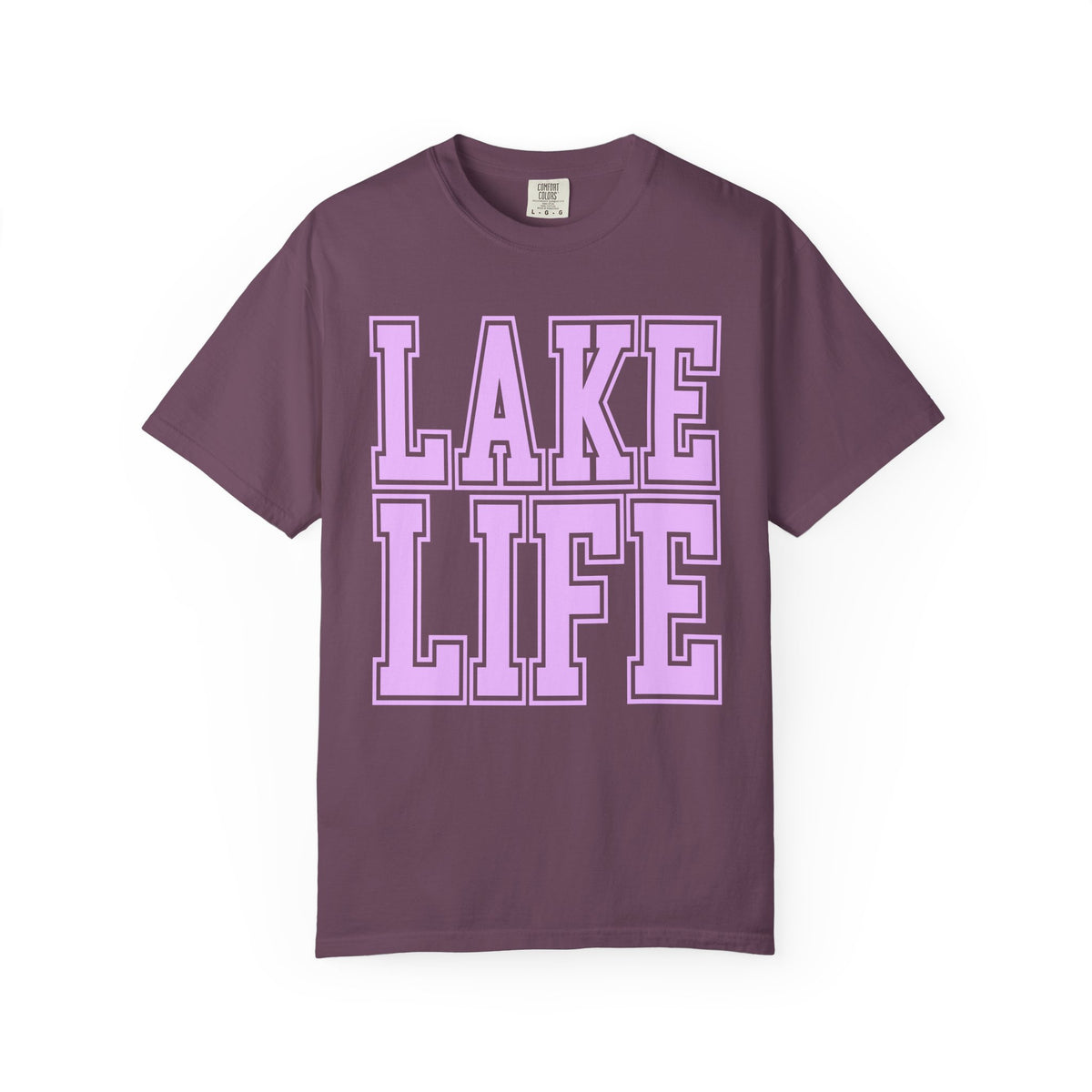 Lake Life - Comfort Colors | Trendy Men's & Women's T-Shirt. Direct to Garment. Printed & Shipped in the USA. Unisex Sizes.