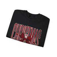 Christmas Season Leopard Tree Distressed – Gildan Heavy Blend | Trendy Women’s Soft Sweatshirt. Direct to Garment. Printed & Shipped in the USA. Unisex Sizes.
