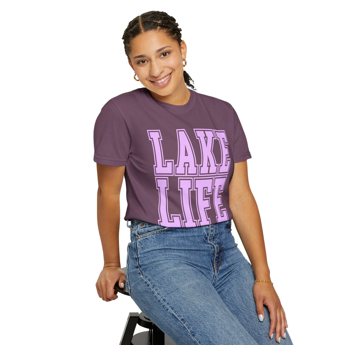 Lake Life - Comfort Colors | Trendy Men's & Women's T-Shirt. Direct to Garment. Printed & Shipped in the USA. Unisex Sizes.