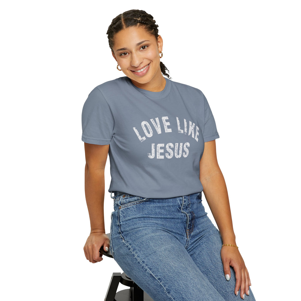 Love Like Jesus - Comfort Colors | Trendy Men's and Women's T-Shirt. Direct to Garment. Printed & Shipped in the USA. Unisex Sizes.