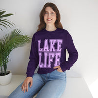 Lake Life – Gildan Heavy Blend | Trendy Men's & Women’s Soft Sweatshirt. Direct to Garment. Printed & Shipped in the USA. Unisex Sizes.