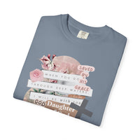 Christian Scrapbook - Comfort Colors | Trendy Women's T-Shirt. Direct to Garment. Printed & Shipped in the USA. Unisex Sizes.