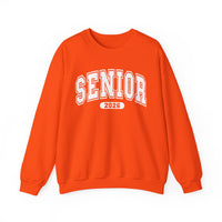 Senior 2026, Varsity – Gildan Heavy Blend | Trendy Women’s and Men's Soft Sweatshirt. Direct to Garment. Printed & Shipped in the USA. Unisex Sizes.