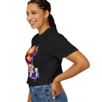 Sugar Addict Highland Cow - Comfort Colors | Trendy Women's T-Shirt. Direct to Garment. Printed & Shipped in the USA. Unisex Sizes.