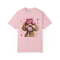 Goldendoodle Love - Comfort Colors | Trendy Women's T-Shirt. Direct to Garment. Printed & Shipped in the USA. Unisex Sizes.