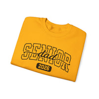 Senior Dad 2026 – Gildan Heavy Blend | Trendy Men's Soft Sweatshirt. Direct to Garment. Printed & Shipped in the USA. Unisex Sizes.