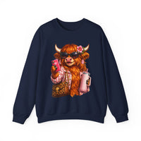 Highland Diva – Gildan Heavy Blend | Trendy Women’s Soft Sweatshirt. Direct to Garment. Printed & Shipped in the USA. Unisex Sizes.