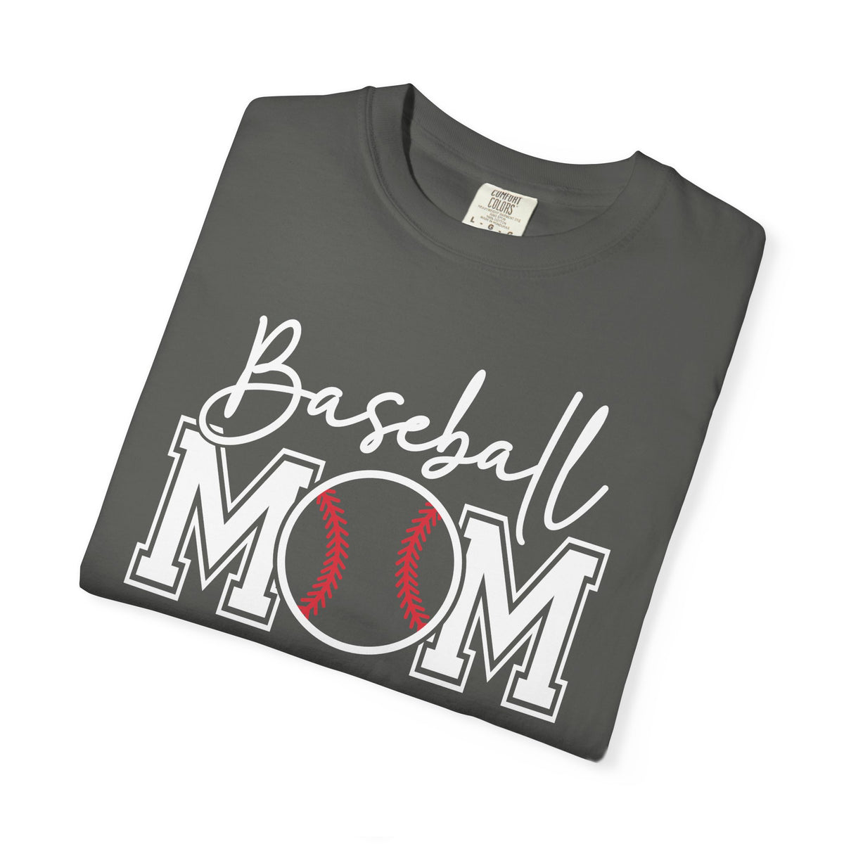 Baseball Mom - Comfort Colors | Trendy Women's T-Shirt. Direct to Garment. Printed & Shipped in the USA. Unisex Sizes.