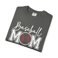 Baseball Mom - Comfort Colors | Trendy Women's T-Shirt. Direct to Garment. Printed & Shipped in the USA. Unisex Sizes.