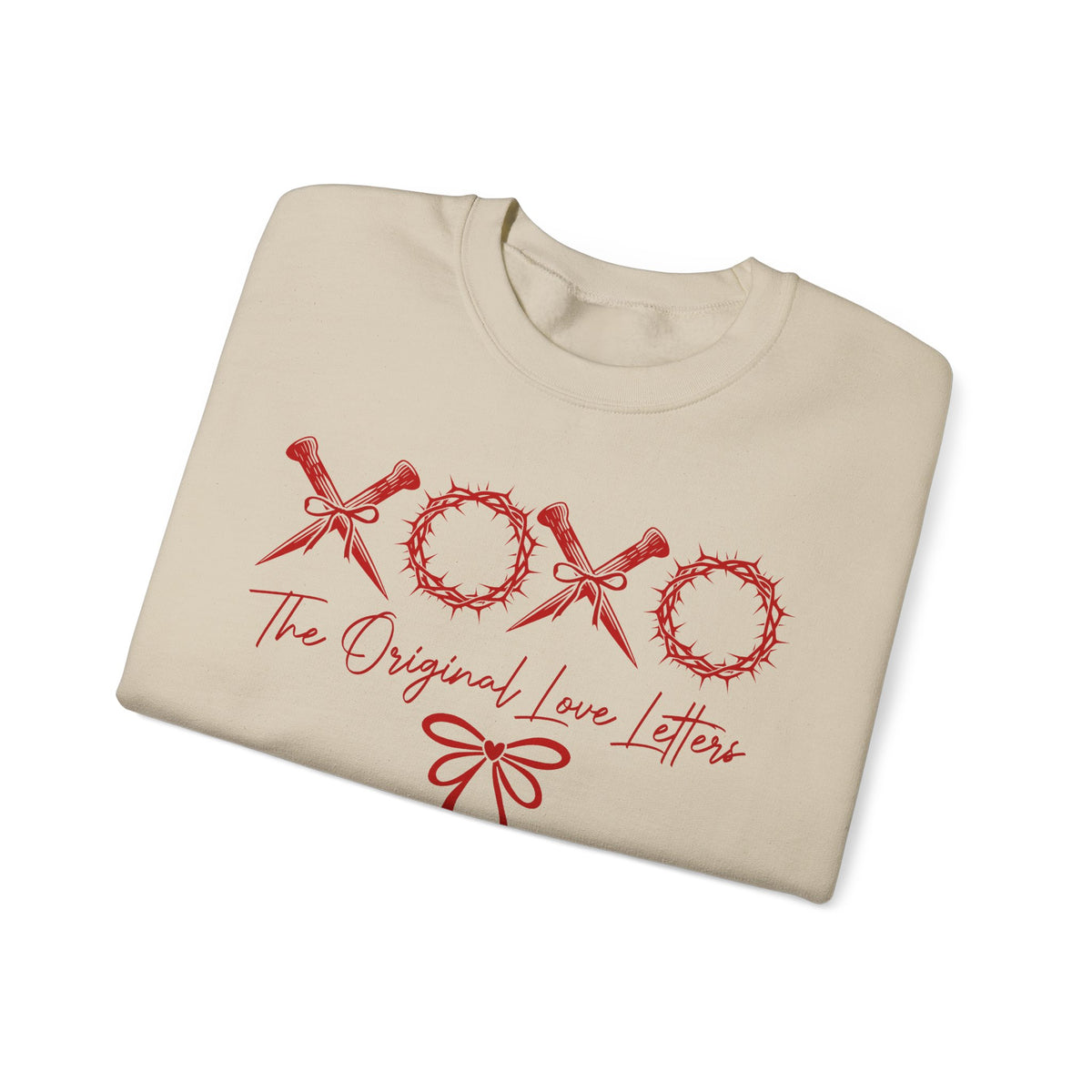 Original Love Letter - Christian Faith – Gildan Heavy Blend | Trendy Women’s Soft Sweatshirt. Direct to Garment. Printed & Shipped in the USA. Unisex Sizes.