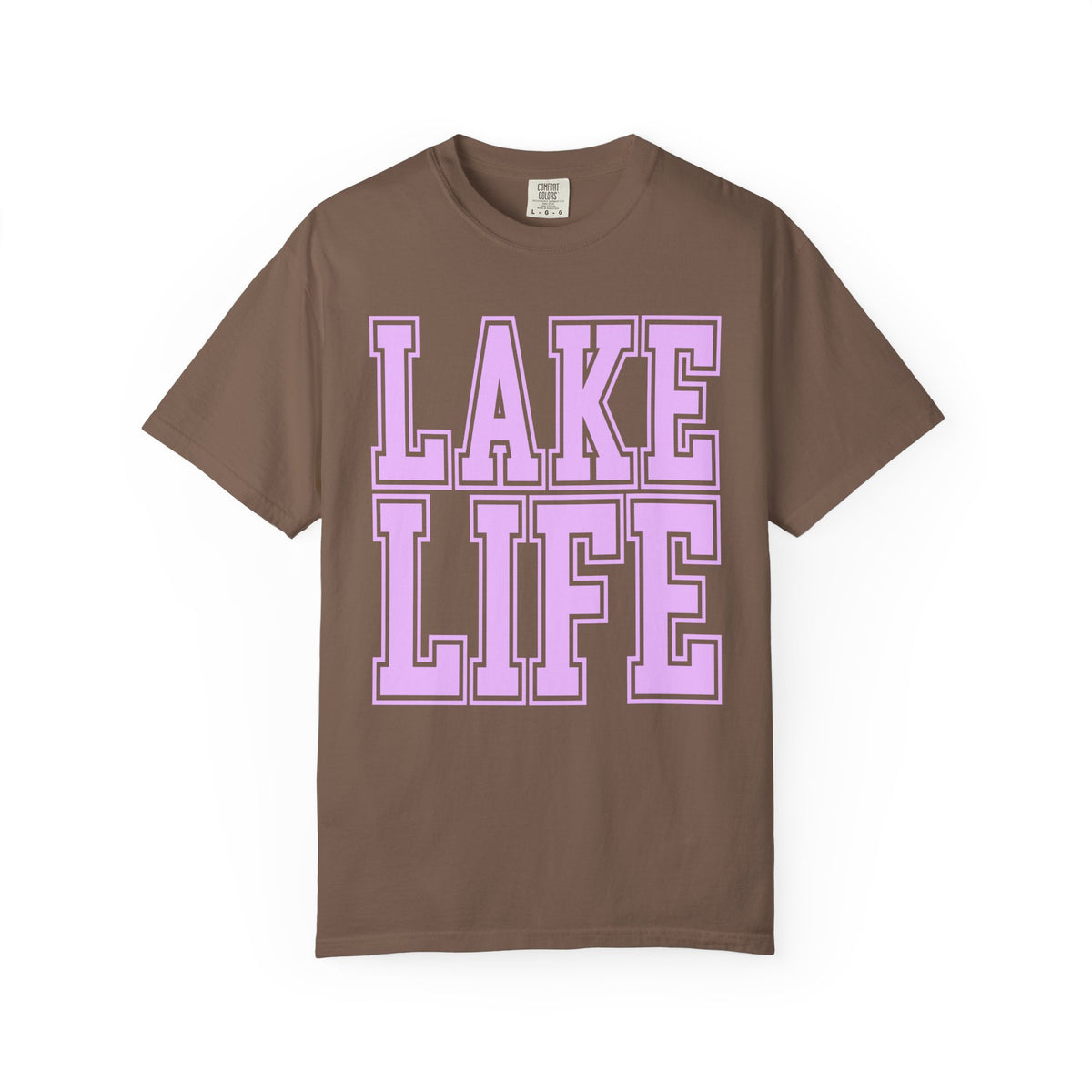 Lake Life - Comfort Colors | Trendy Men's & Women's T-Shirt. Direct to Garment. Printed & Shipped in the USA. Unisex Sizes.