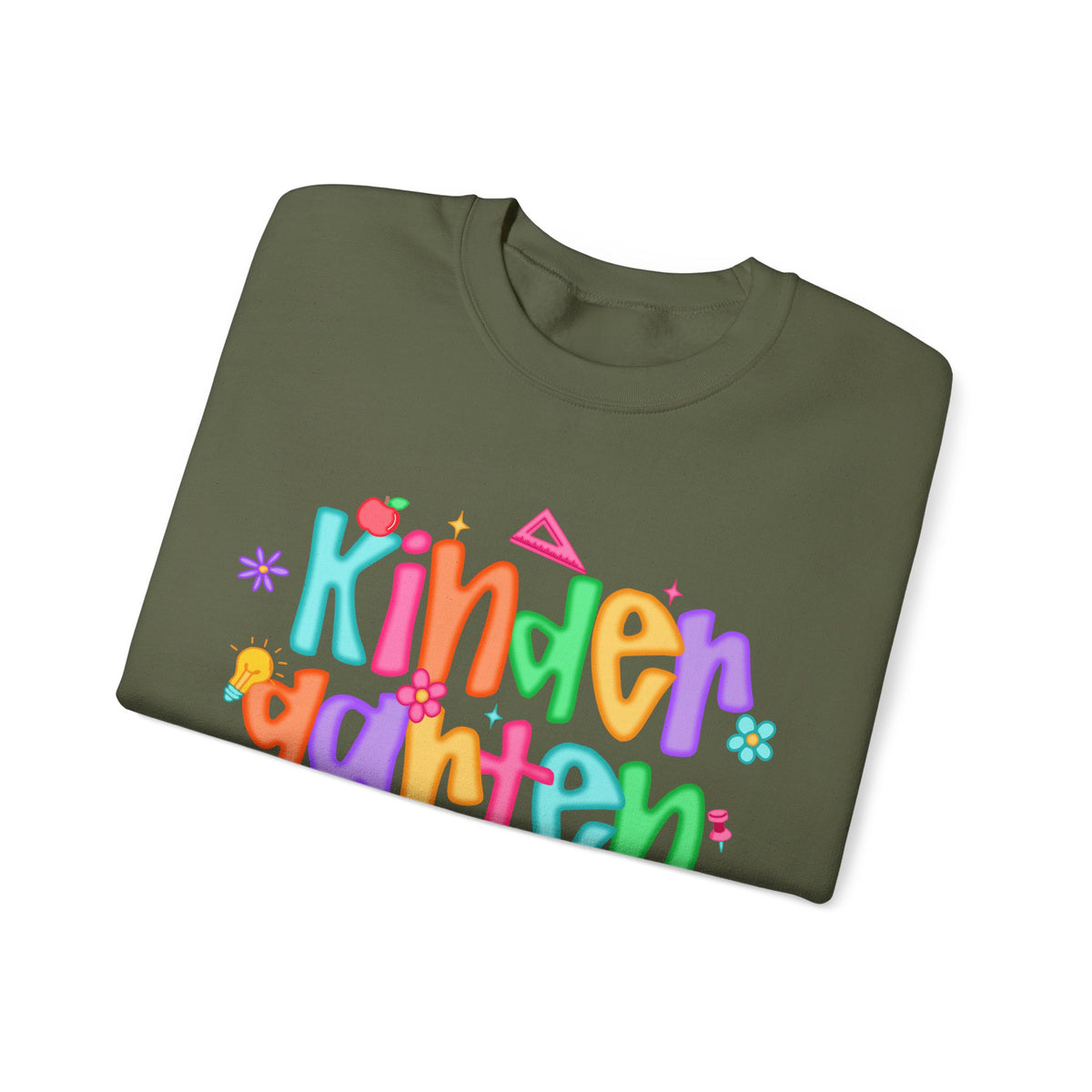 Coquette Kindergarten Pencil Bow – Gildan Heavy Blend | Trendy Women’s Soft Sweatshirt. Direct to Garment. Printed & Shipped in the USA. Unisex Sizes.