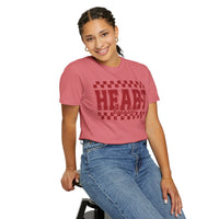 Heart Breaker, Red Checkered Distressed - Comfort Colors | Trendy Women's T-Shirt. Direct to Garment. Printed & Shipped in the USA. Unisex Sizes.