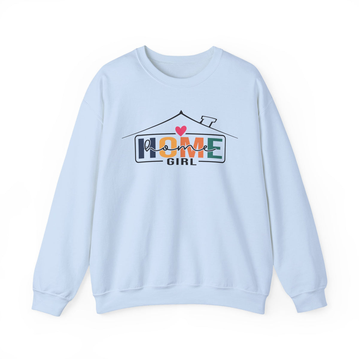 Home Girl - Real Estate Life – Gildan Heavy Blend | Trendy Women’s Soft Sweatshirt. Direct to Garment. Printed & Shipped in the USA. Unisex Sizes.