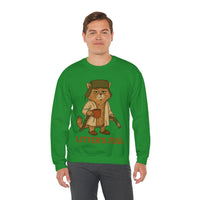 Litter's Full, Funny Cat – Gildan Heavy Blend | Trendy Men's and Women’s Soft Sweatshirt. Direct to Garment. Printed & Shipped in the USA. Unisex Sizes.