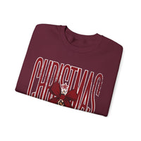 Christmas Season Leopard Tree Distressed – Gildan Heavy Blend | Trendy Women’s Soft Sweatshirt. Direct to Garment. Printed & Shipped in the USA. Unisex Sizes.