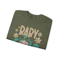 Baby It's Cold Outside Snowman – Gildan Heavy Blend | Trendy Women’s Soft Sweatshirt. Direct to Garment. Printed & Shipped in the USA. Unisex Sizes.