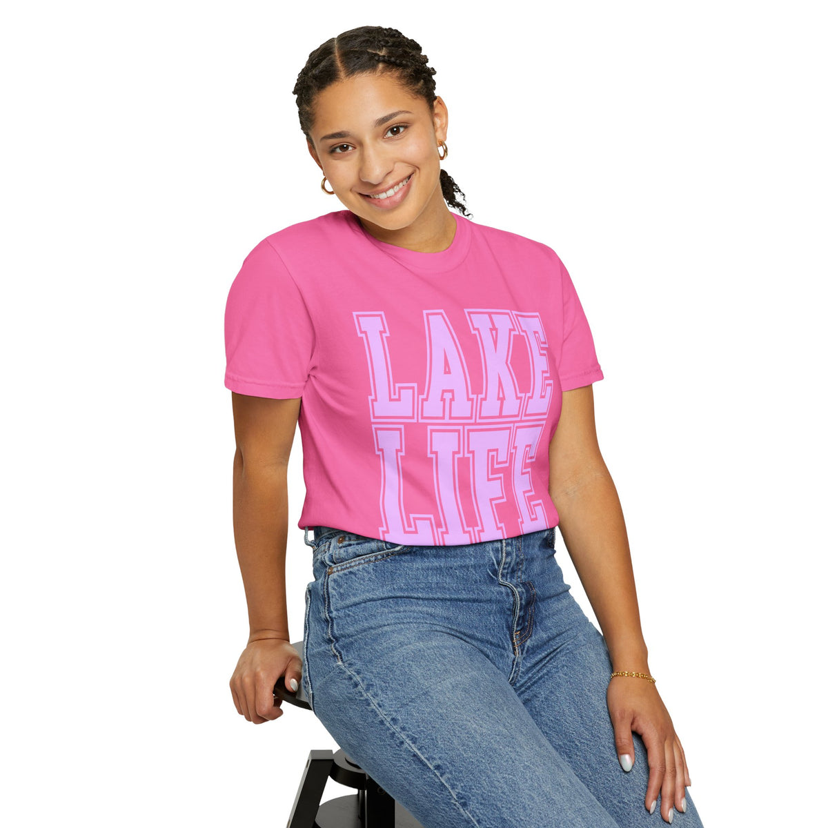 Lake Life - Comfort Colors | Trendy Men's & Women's T-Shirt. Direct to Garment. Printed & Shipped in the USA. Unisex Sizes.