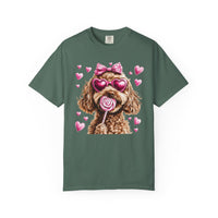 Goldendoodle Love - Comfort Colors | Trendy Women's T-Shirt. Direct to Garment. Printed & Shipped in the USA. Unisex Sizes.