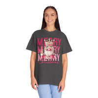 Merry Christmas — Cute Pink Bubblegum Nutcracker  - Comfort Colors | Trendy Women's T-Shirt. Direct to Garment. Printed & Shipped in the USA. Unisex Sizes.