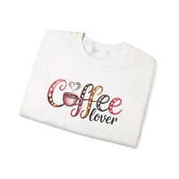 Coffee Lover – Gildan Heavy Blend | Trendy Women’s Soft Sweatshirt. Direct to Garment. Printed & Shipped in the USA. Unisex Sizes.