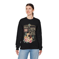 What a Friend We Have in Jesus, Guitar Vintage – Gildan Heavy Blend | Trendy Women’s Soft Sweatshirt. Direct to Garment. Printed & Shipped in the USA. Unisex Sizes.