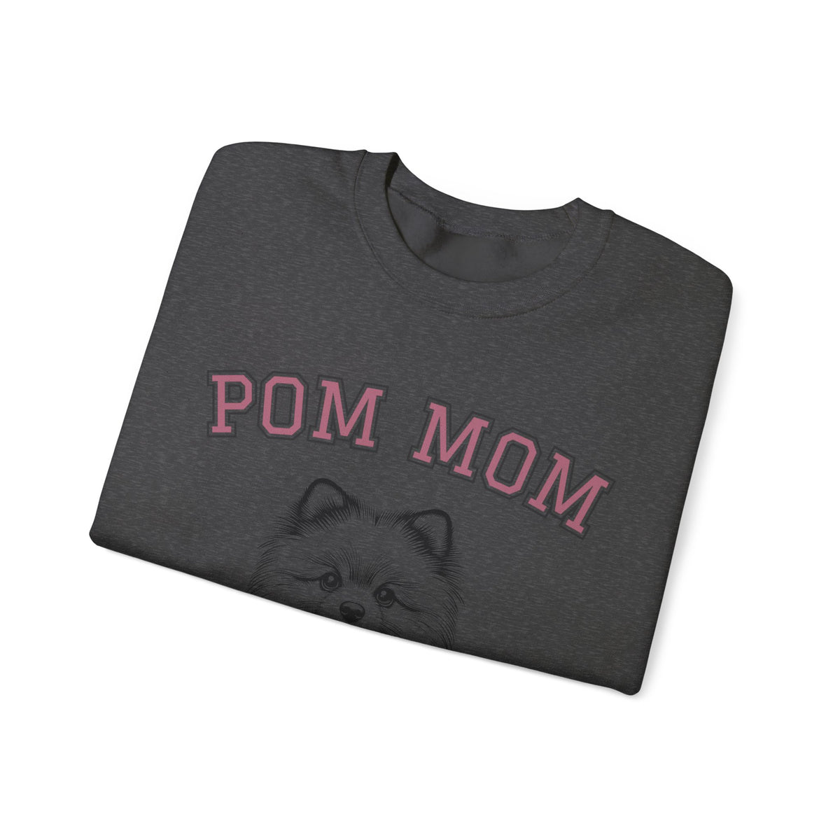 Pom Mom, Varsity – Gildan Heavy Blend | Trendy Women’s Soft Sweatshirt. Direct to Garment. Printed & Shipped in the USA. Unisex Sizes.