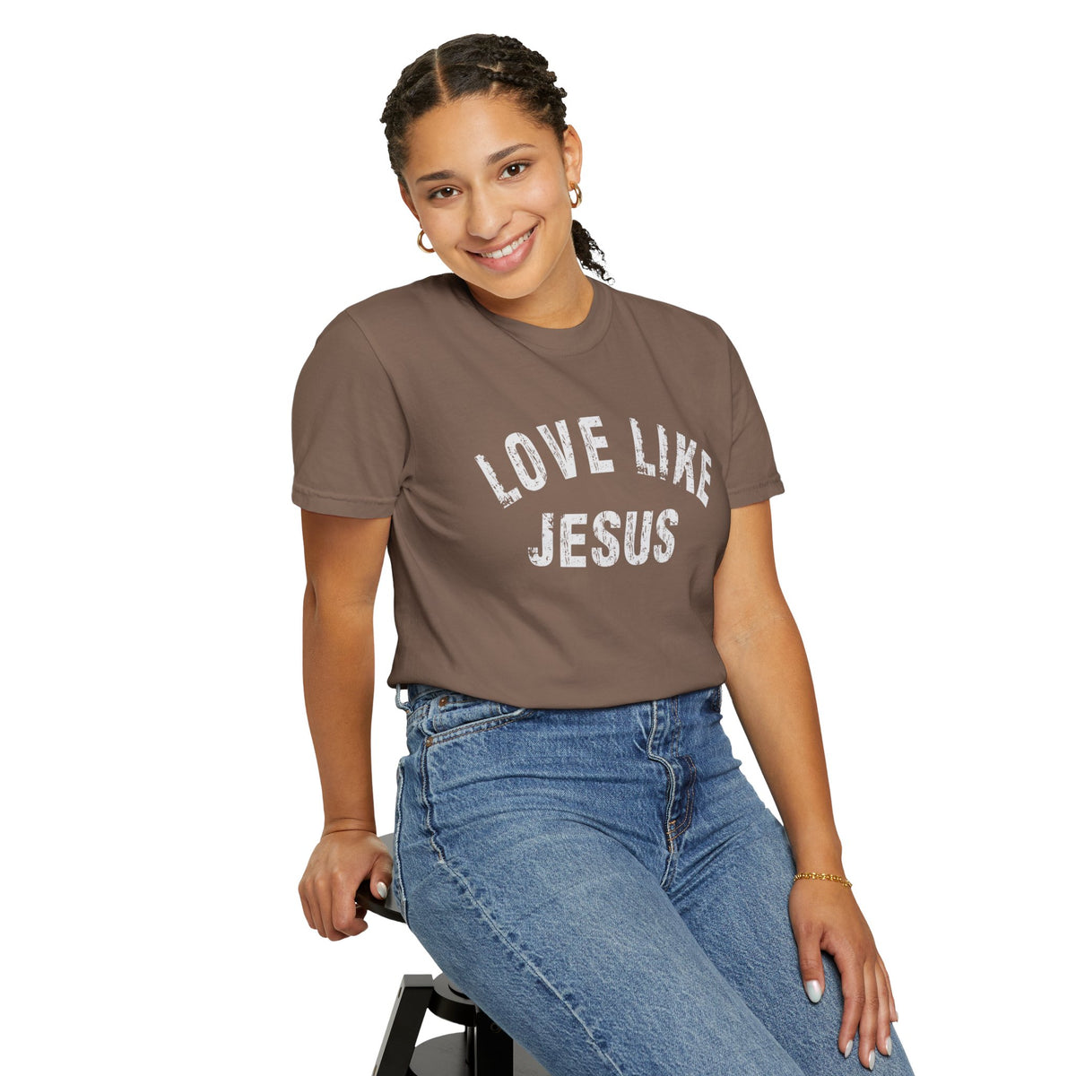 Love Like Jesus - Comfort Colors | Trendy Men's and Women's T-Shirt. Direct to Garment. Printed & Shipped in the USA. Unisex Sizes.