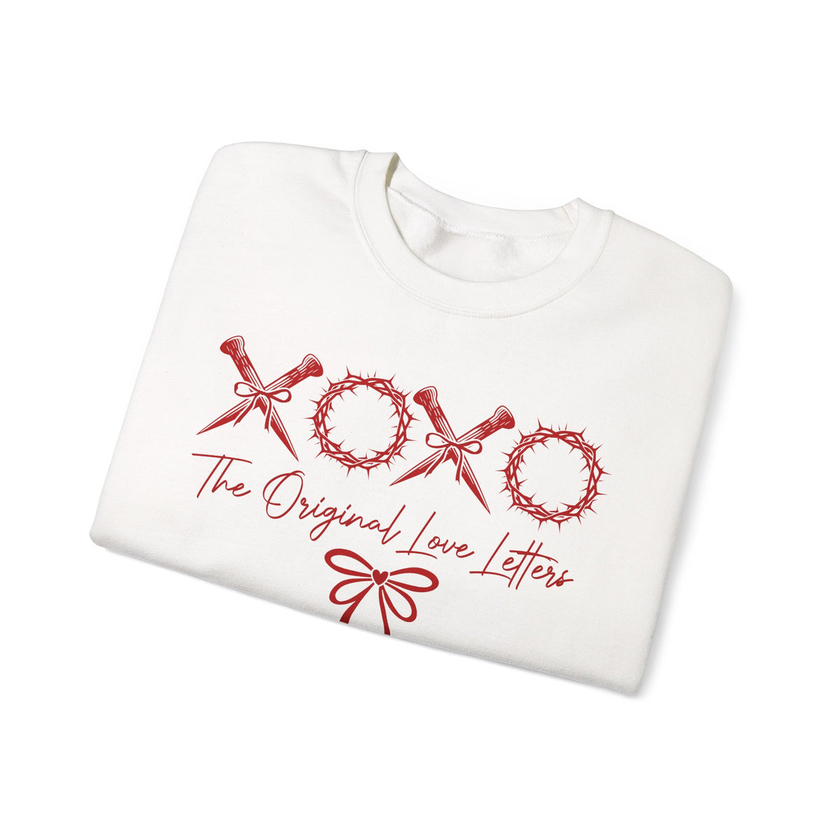 Original Love Letter - Christian Faith – Gildan Heavy Blend | Trendy Women’s Soft Sweatshirt. Direct to Garment. Printed & Shipped in the USA. Unisex Sizes.