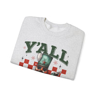 Y'all Are Nuts Nutcracker – Gildan Heavy Blend | Trendy Women’s and Men's Soft Sweatshirt. Direct to Garment. Printed & Shipped in the USA. Unisex Sizes.