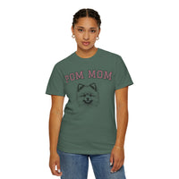 Pom Mom, Varsity - Comfort Colors | Trendy Women's T-Shirt. Direct to Garment. Printed & Shipped in the USA. Unisex Sizes.