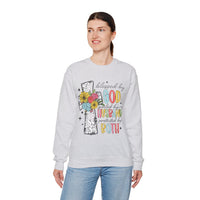 Blessed By God, Spoiled By My Husband, Protected By Both – Gildan Heavy Blend | Trendy Women’s Soft Sweatshirt. Direct to Garment. Printed & Shipped in the USA. Unisex Sizes.