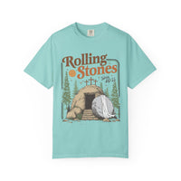 Rolling Stones "Since AD 33" Easter Empty Tomb Christian - Comfort Colors | Trendy Men's and Women's T-Shirt. Direct to Garment. Printed & Shipped in the USA. Unisex Sizes.