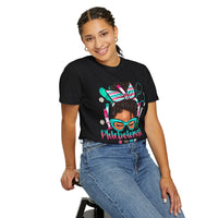 Phlebotomist Life, Messy Bun - Comfort Colors | Trendy Women's T-Shirt. Direct to Garment. Printed & Shipped in the USA. Unisex Sizes.
