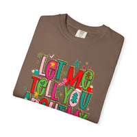 Let Me Tell You About My Jesus - Christmas Faith - Comfort Colors | Trendy Women's T-Shirt. Direct to Garment. Printed & Shipped in the USA. Unisex Sizes.