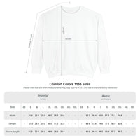Weekends, Coffee & Books - Comfort Colors | Trendy Women's and Men's Sweatshirt. Direct to Garment. Printed & Shipped in the USA. Unisex Sizes.