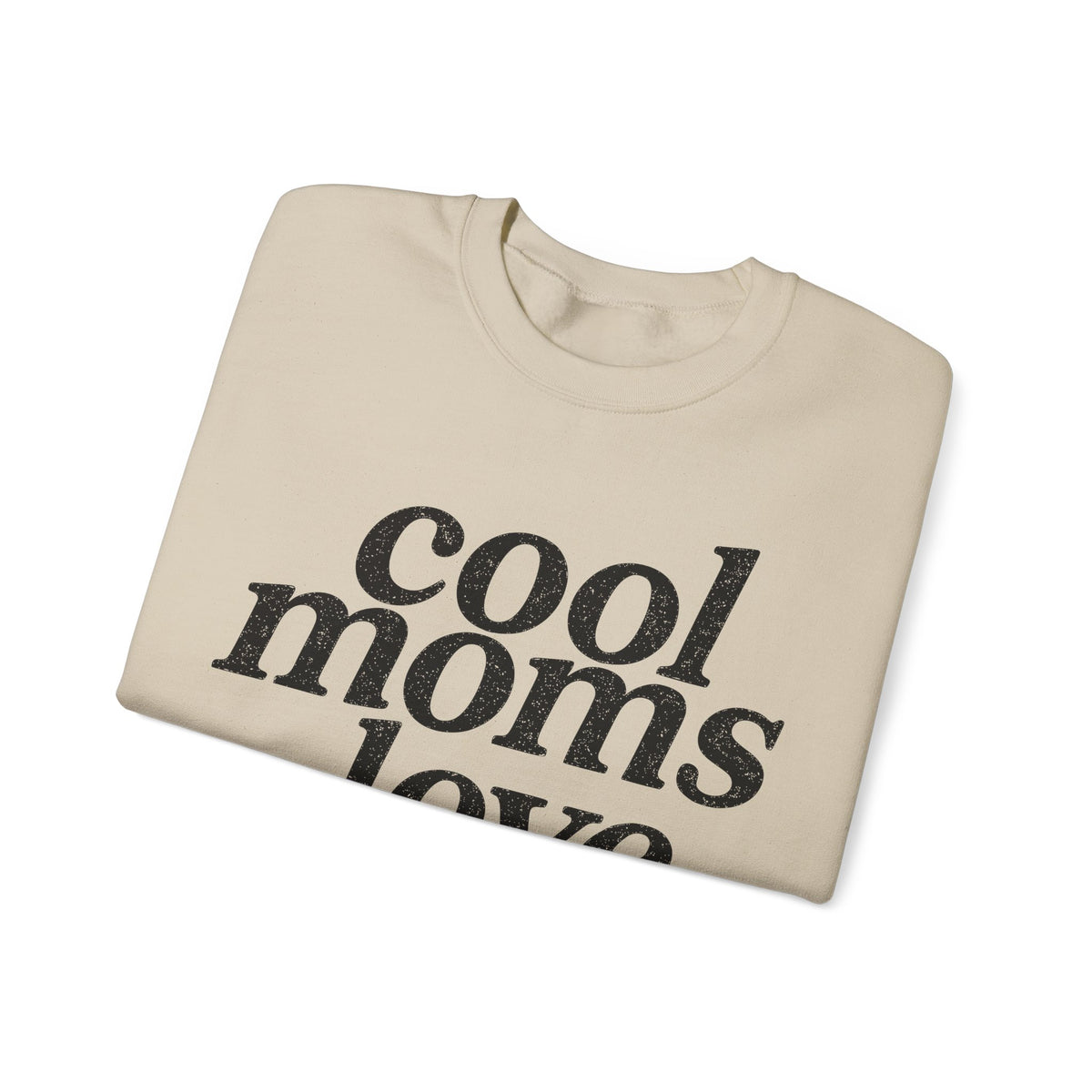 Cool Moms Love Jesus, Vintage – Gildan Heavy Blend | Trendy Women’s Soft Sweatshirt. Direct to Garment. Printed & Shipped in the USA. Unisex Sizes.