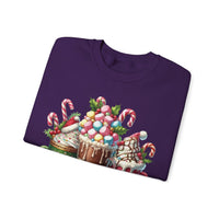 Hot Chocolate Mugs Christmas Hot Cocoa – Gildan Heavy Blend | Trendy Women’s Soft Sweatshirt. Direct to Garment. Printed & Shipped in the USA. Unisex Sizes.
