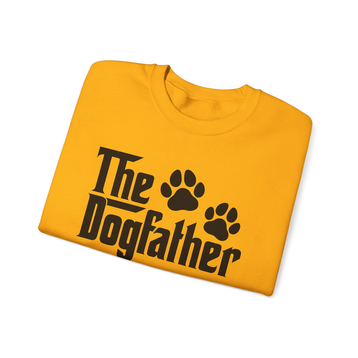The DogFather – Gildan Heavy Blend | Trendy Men's Soft Sweatshirt. Direct to Garment. Printed & Shipped in the USA. Unisex Sizes.