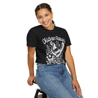 Chicken Raising and Jesus Praising - Comfort Colors | Trendy Men's and Women's T-Shirt. Direct to Garment. Printed & Shipped in the USA. Unisex Sizes.